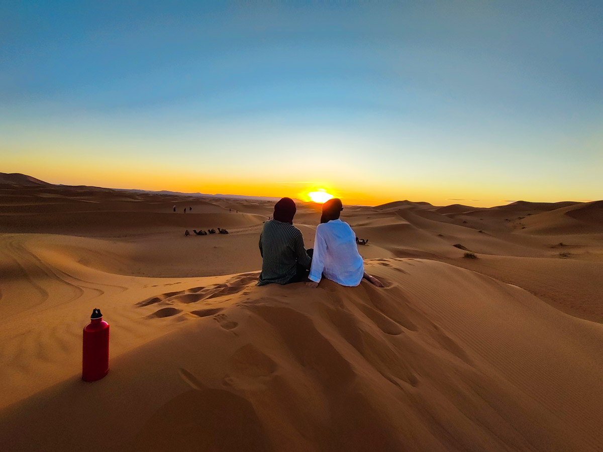 Leen and Vincent sunset view